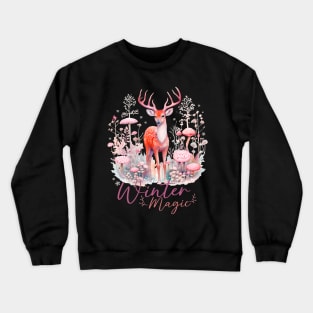 Winter and magic is a total package Crewneck Sweatshirt